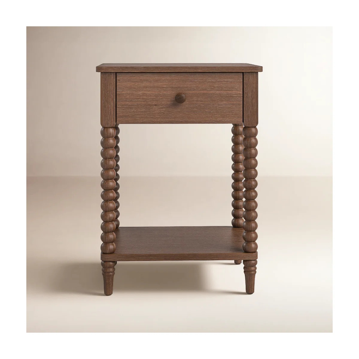 Benbrook 18'' W 1-Drawer Spindle Nightstand | Wayfair North America