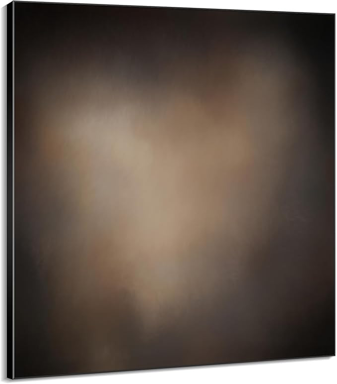 60"x60" XL Framed Wall Art Moody Brown and Black Toned Abstract Design (Frame Assembly Required) | Amazon (US)