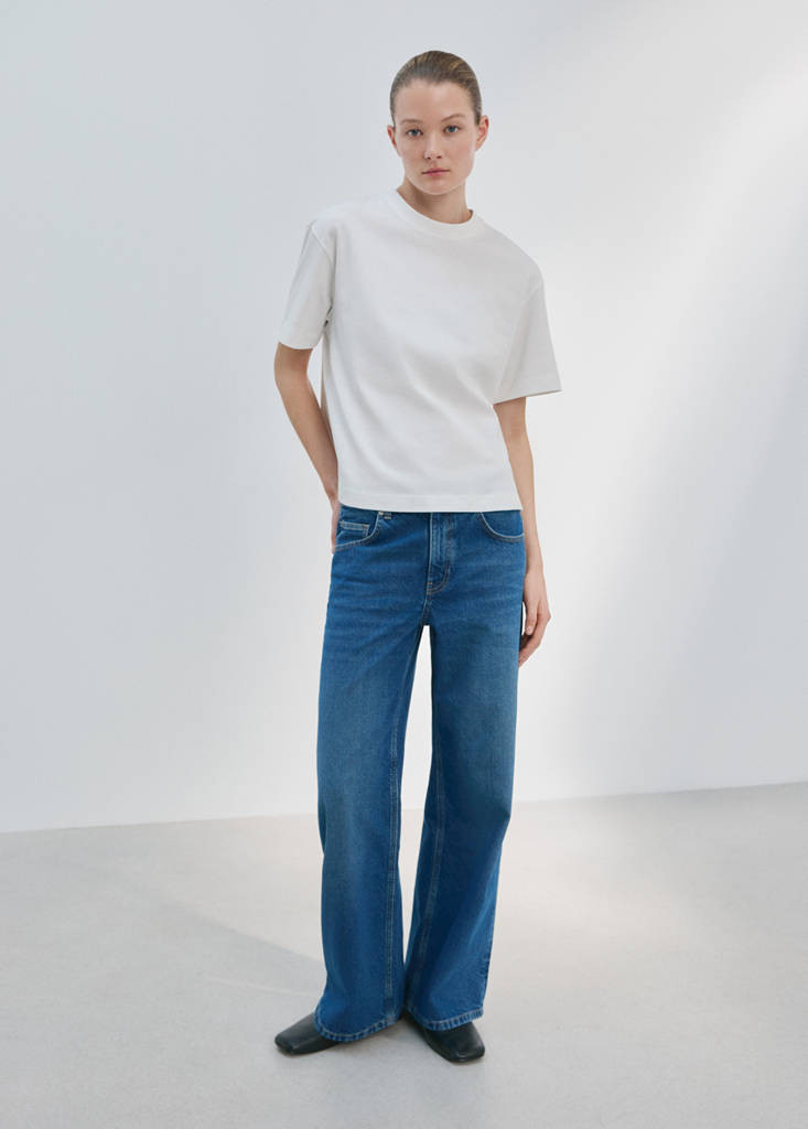 Oversized cotton t-shirt white - Women - L - MANGO | Mango (US/MX/AU)