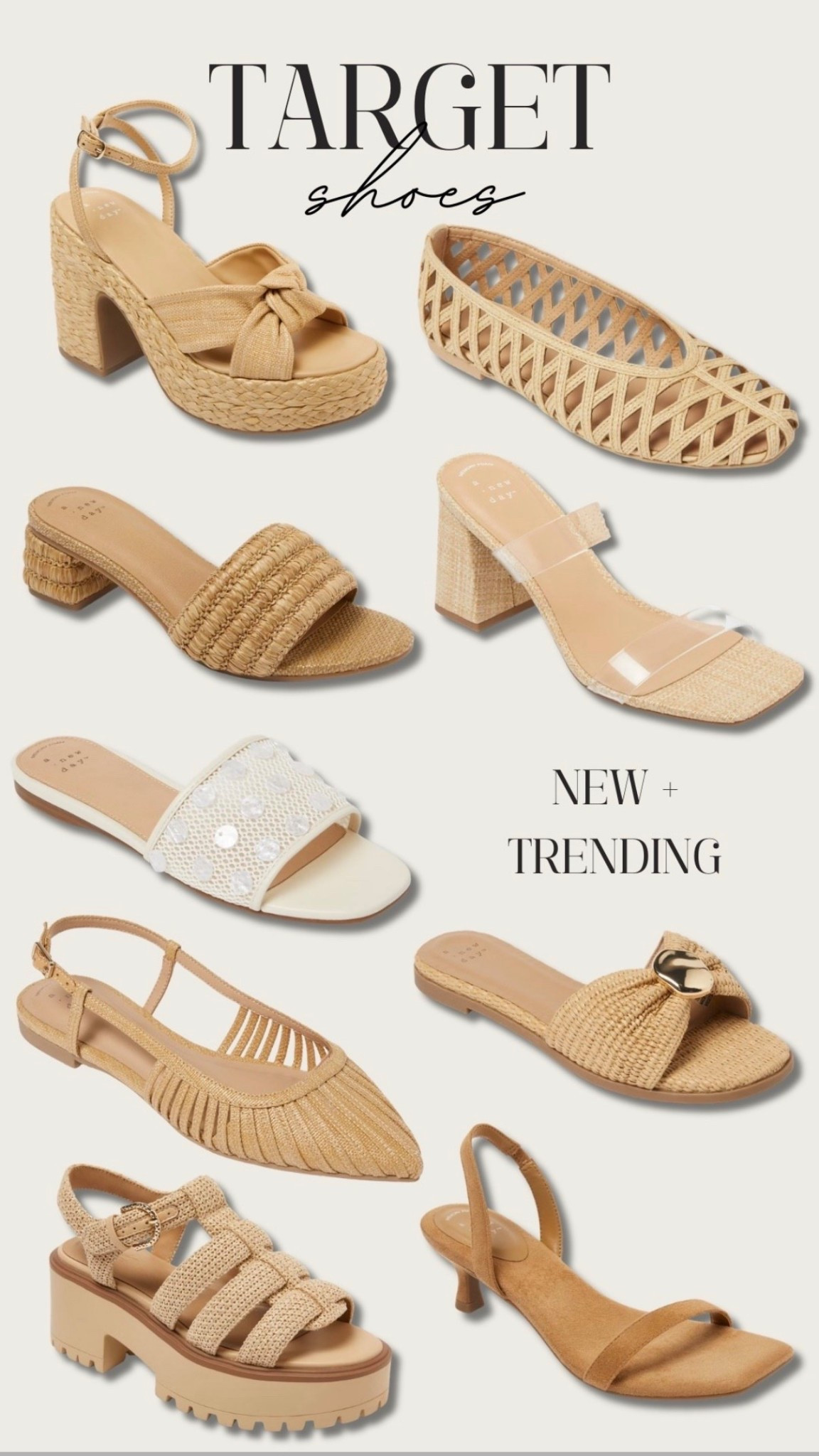 🤍 These spring shoes / sandals just dropped at Target & I am SHOOK🤩 they’re all so beautiful! 

#LTKSeasonal #LTKootd #LTKTravel