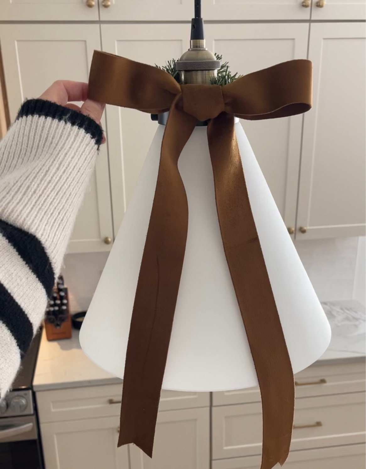 Velvet ribbon Christmas decor 

#LTKHoliday #LTKSeasonal #LTKHome