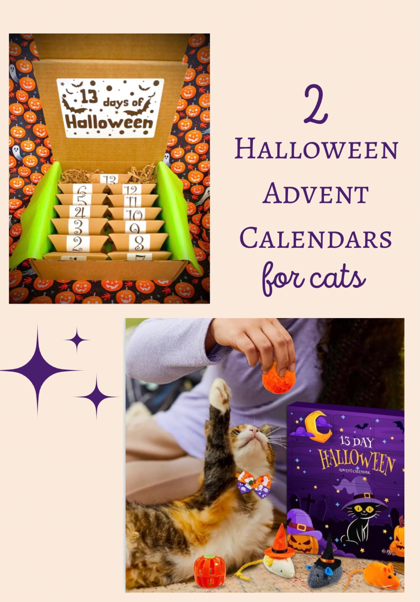 2 fun boxes to help you and your cat celebrate the 13 days leading up to Halloween!  🎃 

#LTKSeasonal #LTKHalloween