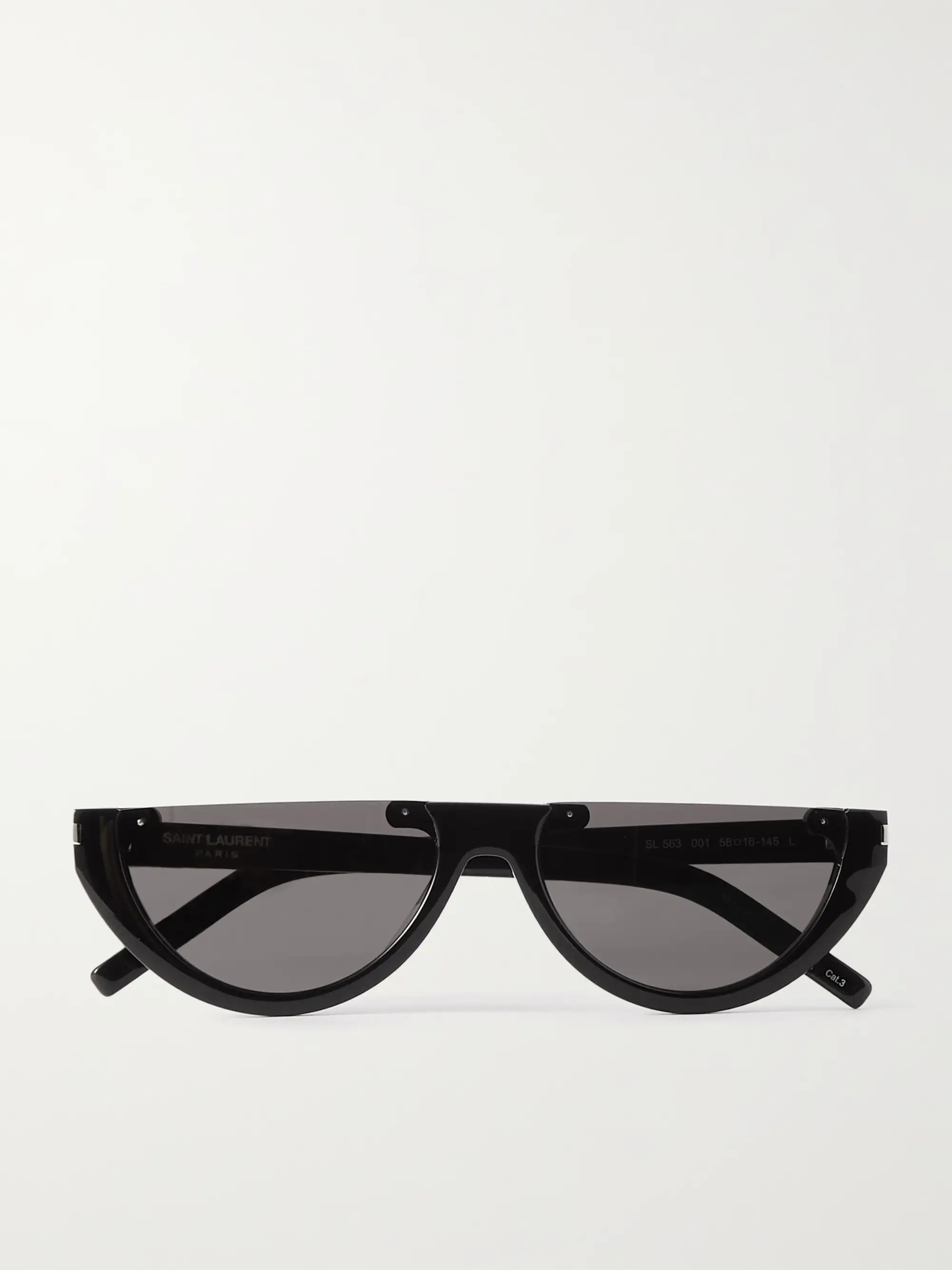 Classic cat-eye sunglasses never go out of style, and SAINT LAURENT Eyewear's black acetate pair ... | NET-A-PORTER (UK & EU)