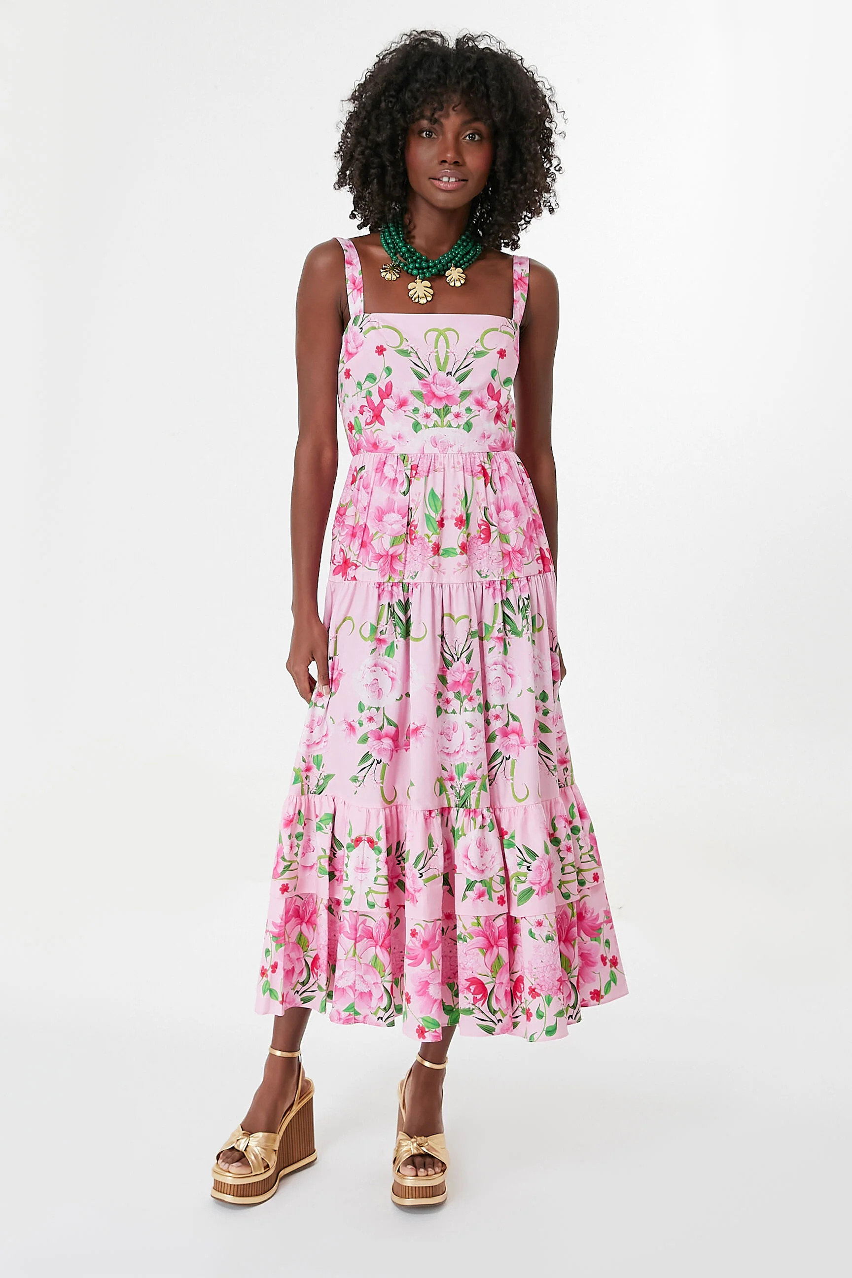 Antheia Pink Daniela Cotton Dress | Tuckernuck (US)