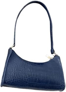 QWINEE Women's Artificial Patent Leather Tote Bag for Women Zipper Square Satchel Purse Ladies Sh... | Amazon (US)