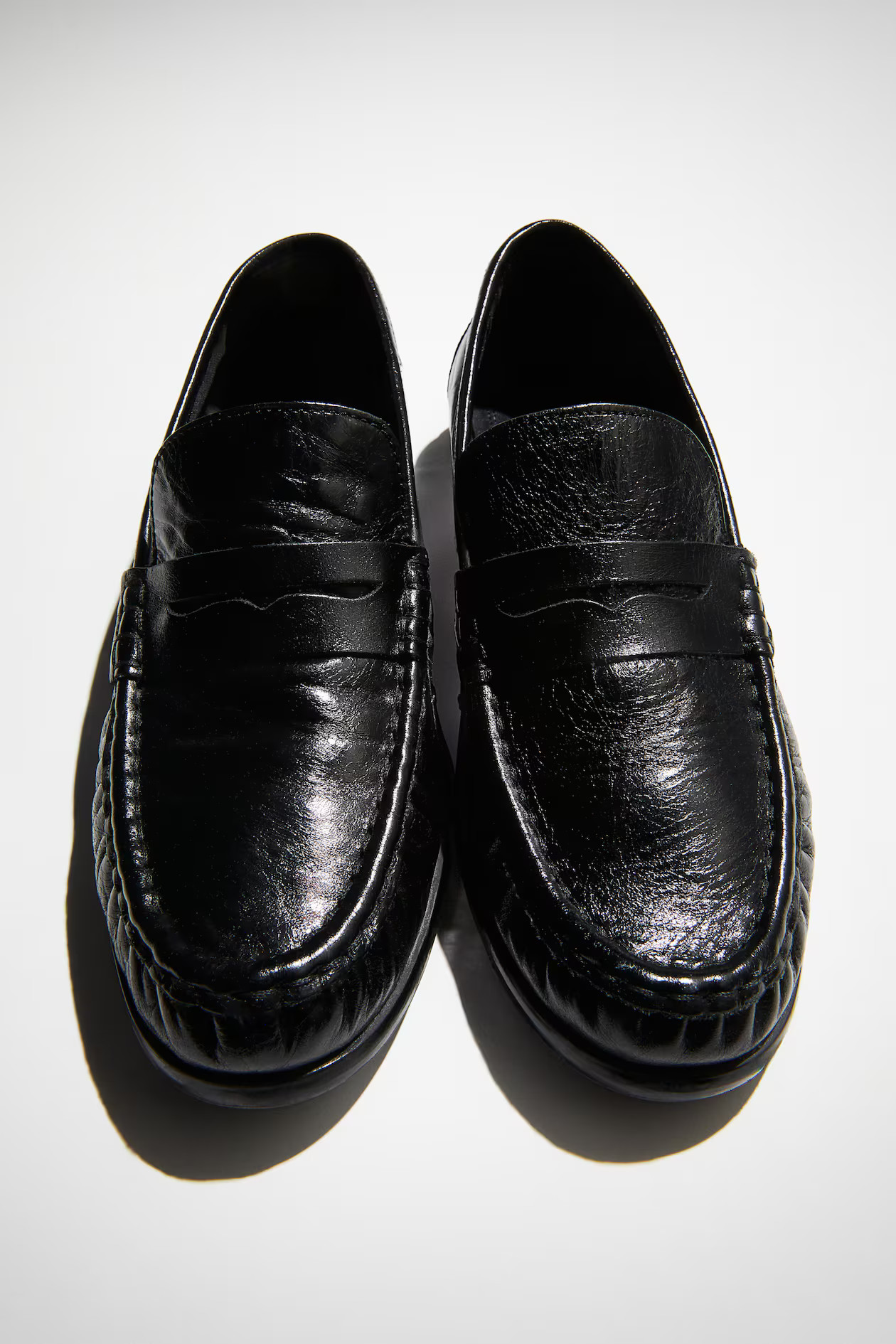 Loafer aus Leder - Schwarz - Ladies | H&M AT | H&M (DE, AT, CH, NL, FI)