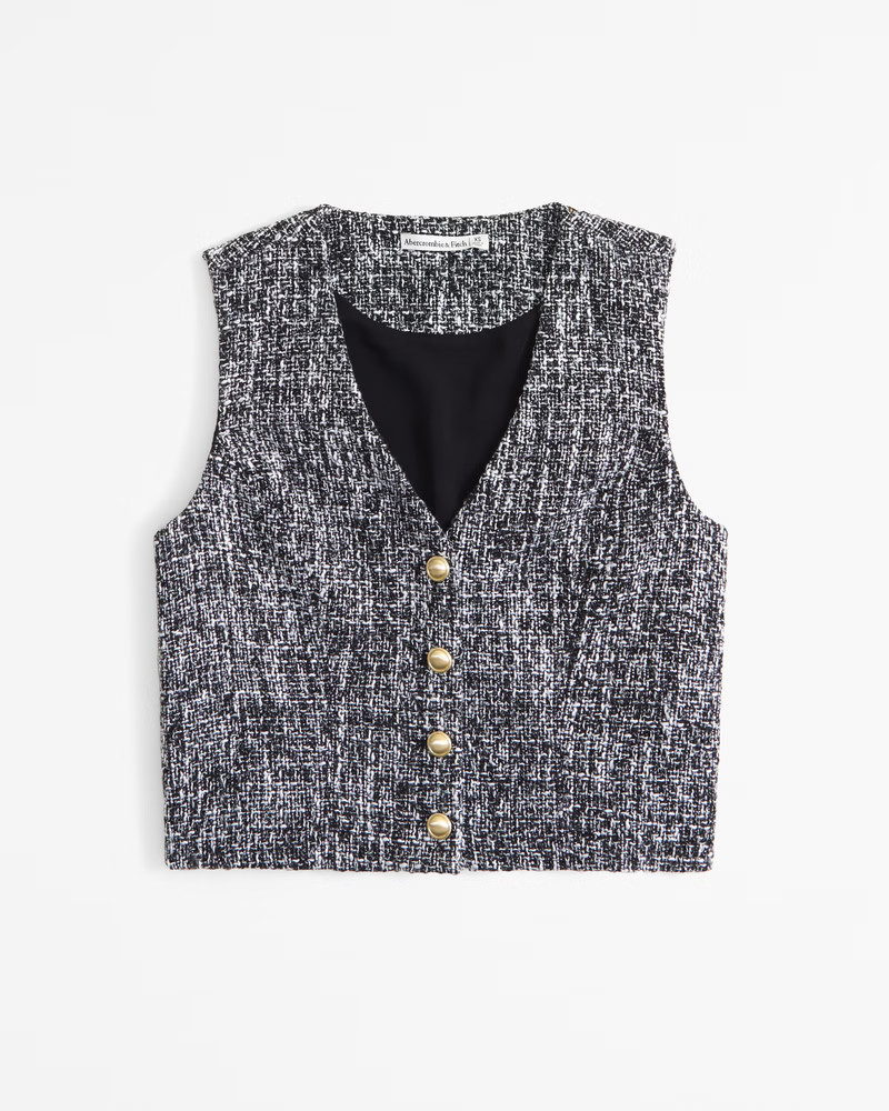 Tweed Vest Set Top | Abercrombie & Fitch (UK)