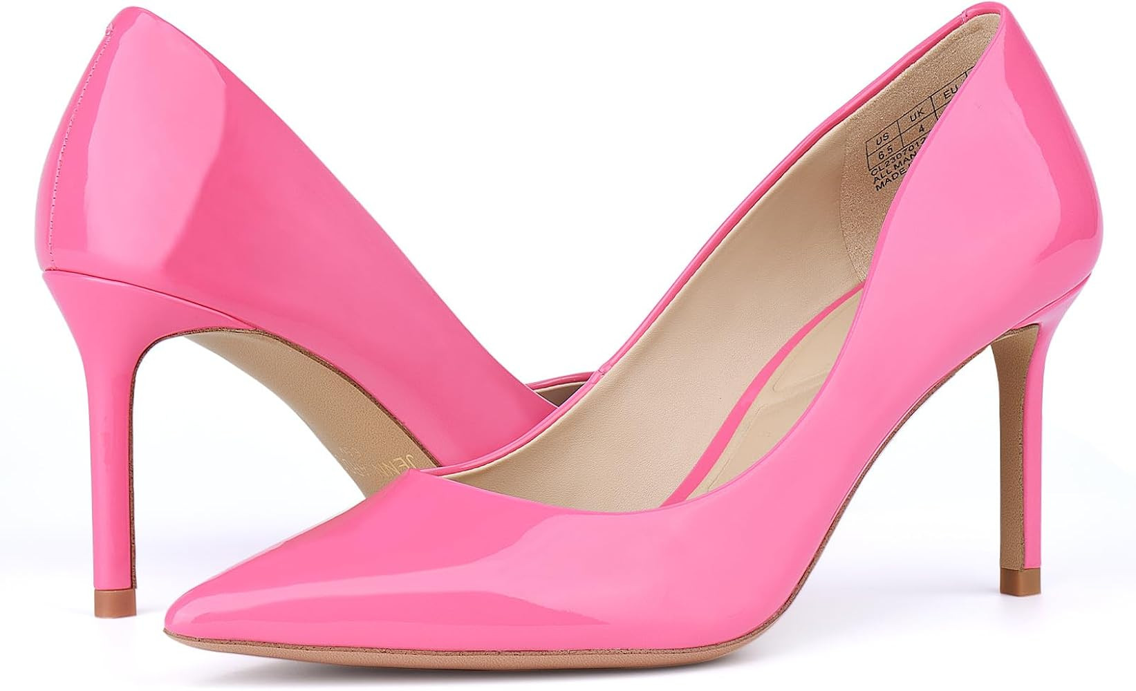 JENN ARDOR Women's Comfortable Stiletto Pumps 3 inch Elegant Gorgeous Closed Pointed Toe Slip On ... | Amazon (US)