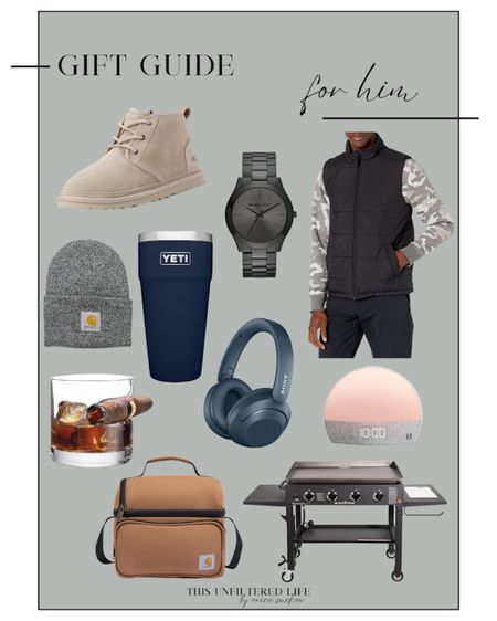 A gift guide for any man in your life, gift guide, gifts for him, yeti, Carhart, Blackstone, UGG boots

#LTKSeasonal #LTKGiftGuide #LTKHoliday