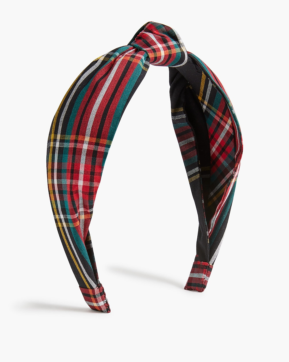 Tartan knot headband | J.Crew Factory