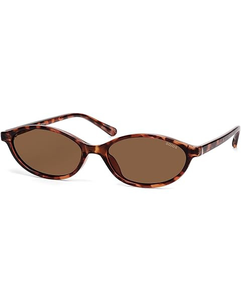 ViewJoy Retro Oval Sunglasses for Women Vintage 90s Y2K Trendy Designer Sun Glasses | Amazon (US)