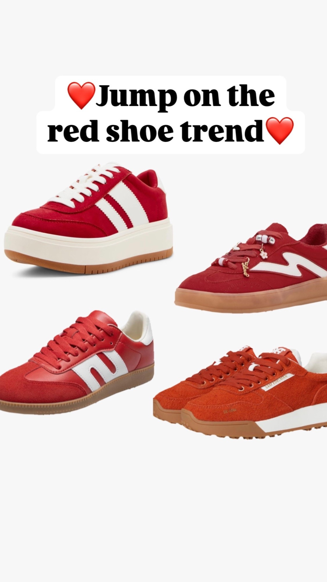 Nothing makes a statement like a red shoe ❤️❤️


#amazon #amazonshoes #springstyle 

#LTKFindsUnder50 #LTKFindsUnder100 #LTKShoeCrush