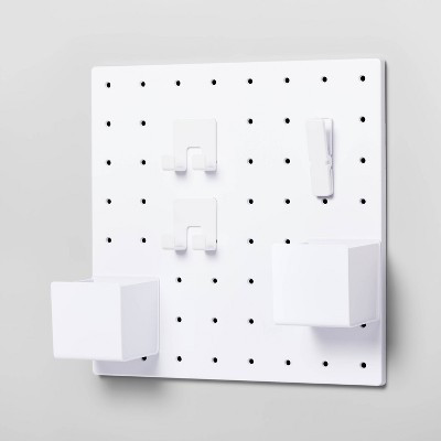 13" x 13" Pegboard Set White - Brightroom™ | Target