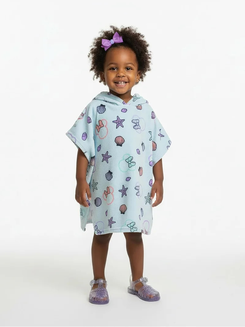 Character Toddler Girl Terry Cover Up Dress with Hood, Sizes 12M-5T | Walmart (US)