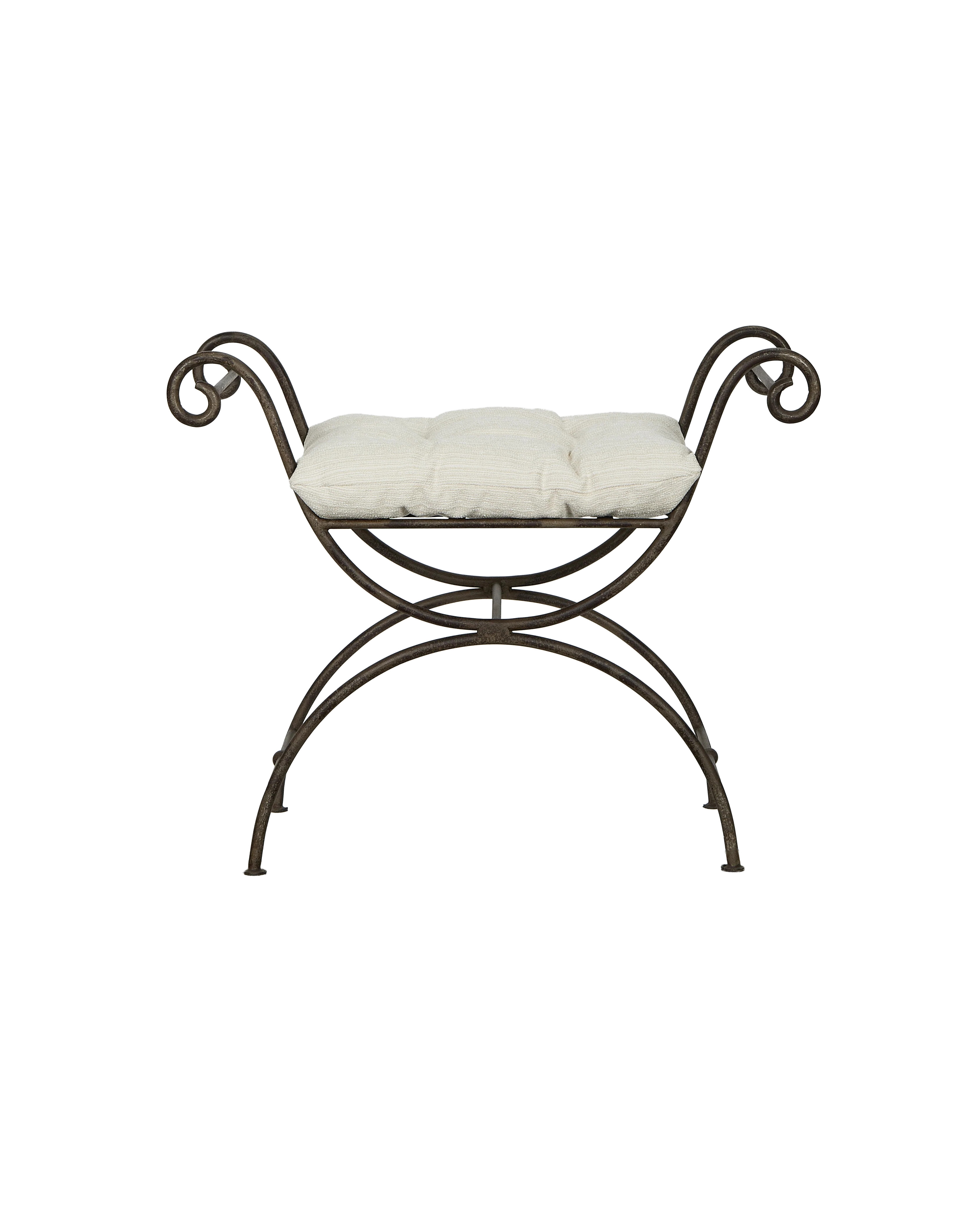 Lyon Vanity Stool - Creme | Olive Ateliers