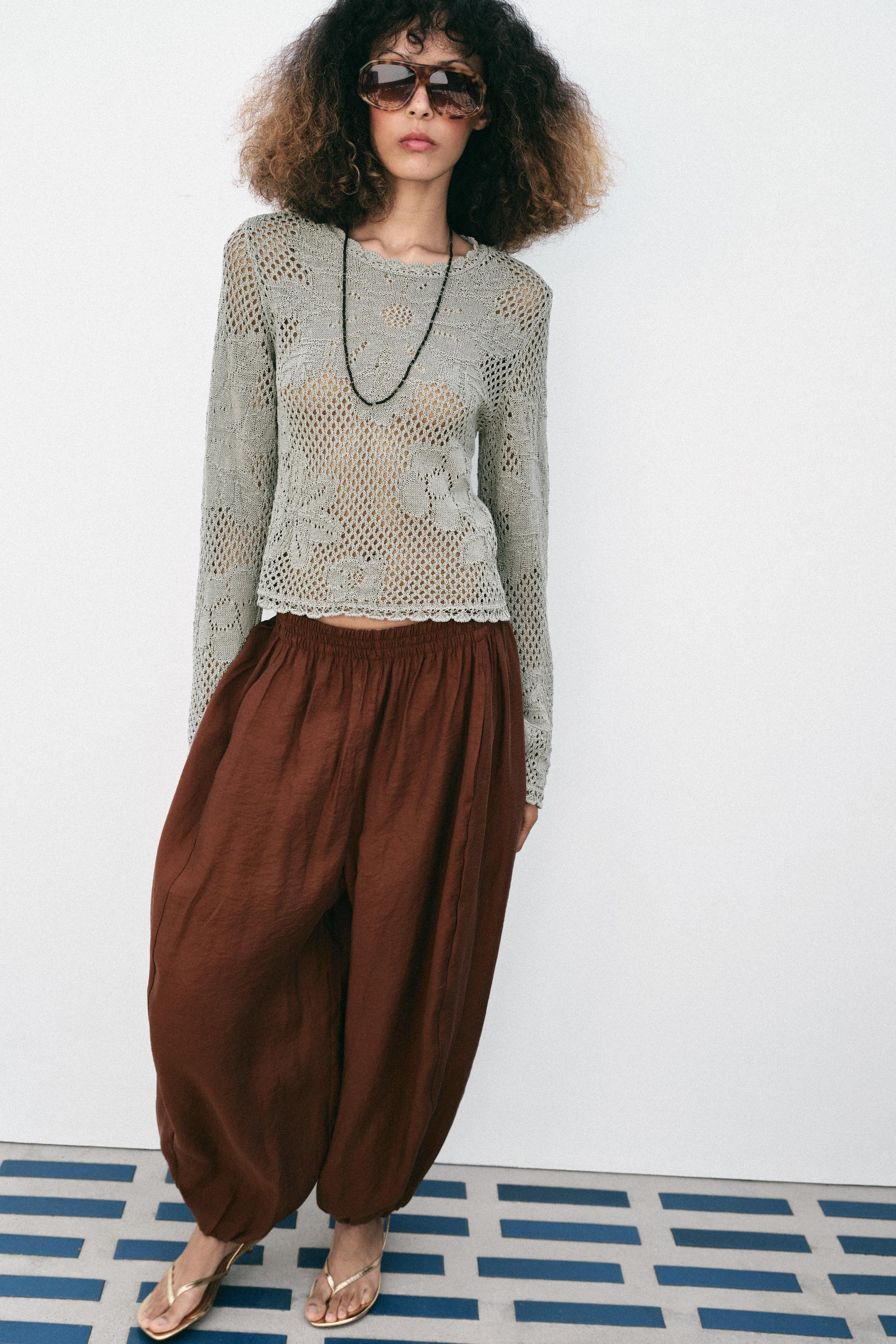 POINTELLE KNIT JUMPER | Zara US