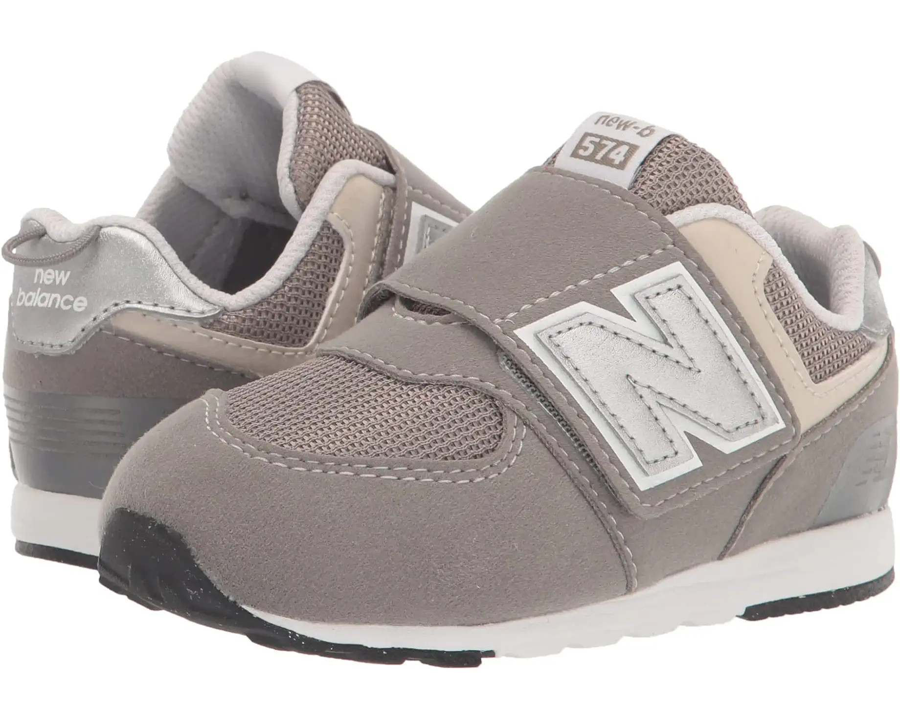 Kids New Balance Kids 574 New-B Hook-and-Loop (Infant/Toddler) | Zappos.com