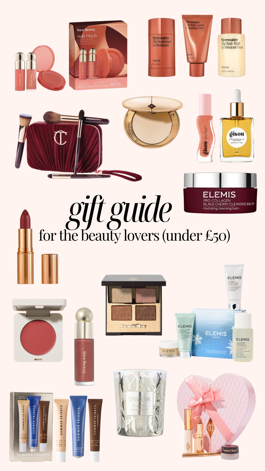 A gift guide for the beauty lovers, but with a budget of under £50, shop up to 25% off SPACENK 🎁 

#LTKgiftguide #LTKCyberWeek #LTKbeauty