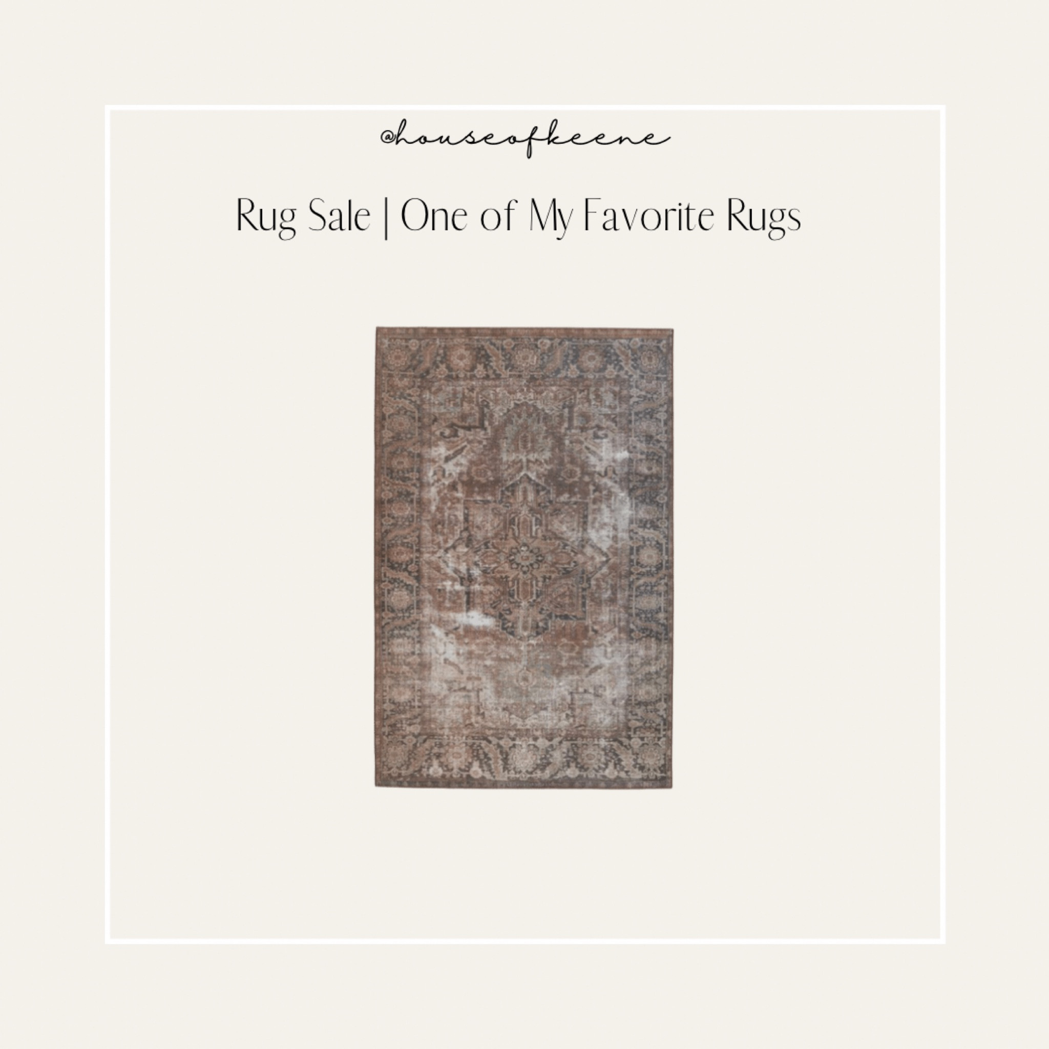 A MUST HAVE RUG

#LTKsalealert #LTKhome