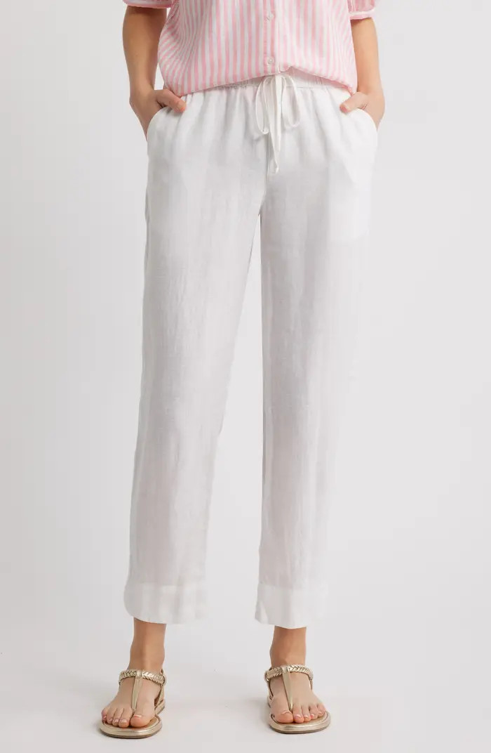 Tapered Linen Pants | Nordstrom