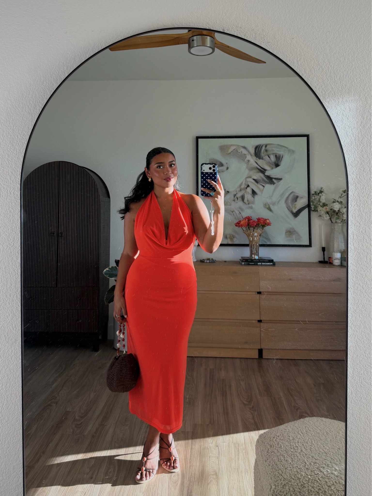 comfy summer night out fit🧡love this dress from lulus bcus it’s STRETCHY & super comfy/ flattering (can also be worn off the shoulder if you want! Wearing a M, super stretchy material (runs true to size)

#LTKMidsize #LTKSeasonal #LTKootd