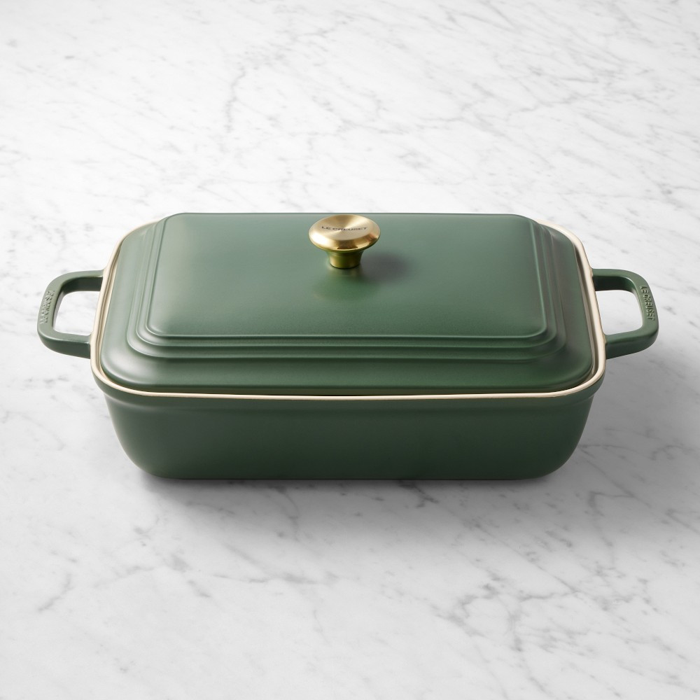 Le Creuset San Francisco Stoneware Rectangular Covered Baker, 4-Qt. | Williams-Sonoma