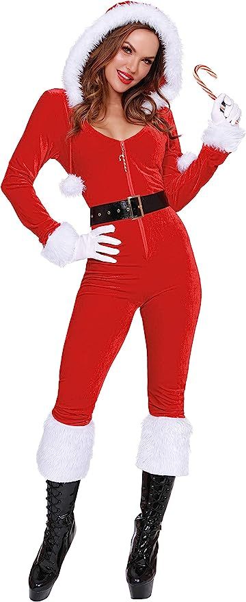 Dreamgirl 11625 Womens Ms. Claus Costume | Amazon (US)