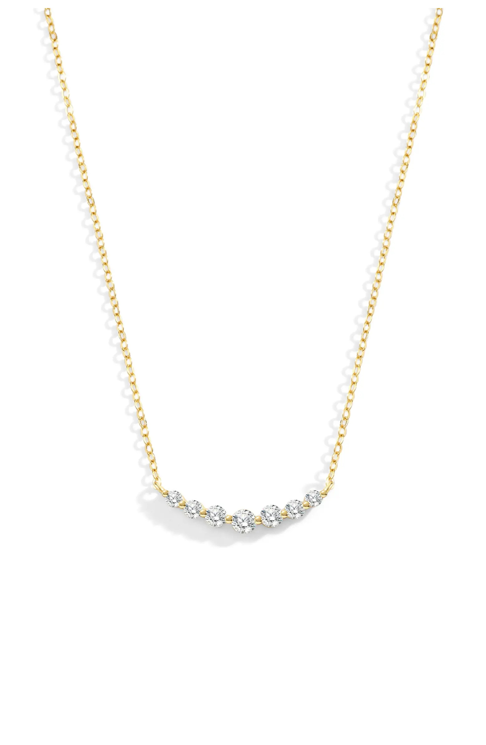 Classic Arc Cubic Zirconia Necklace | Nordstrom