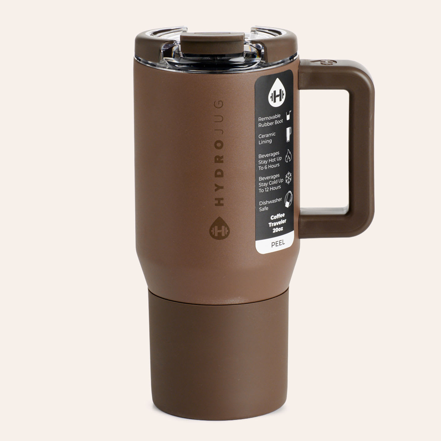 Hydrojug Coffee Traveler Chestnut Brown 20oz Insulated Mug - NOSZ - From Cavender's | Cavender's