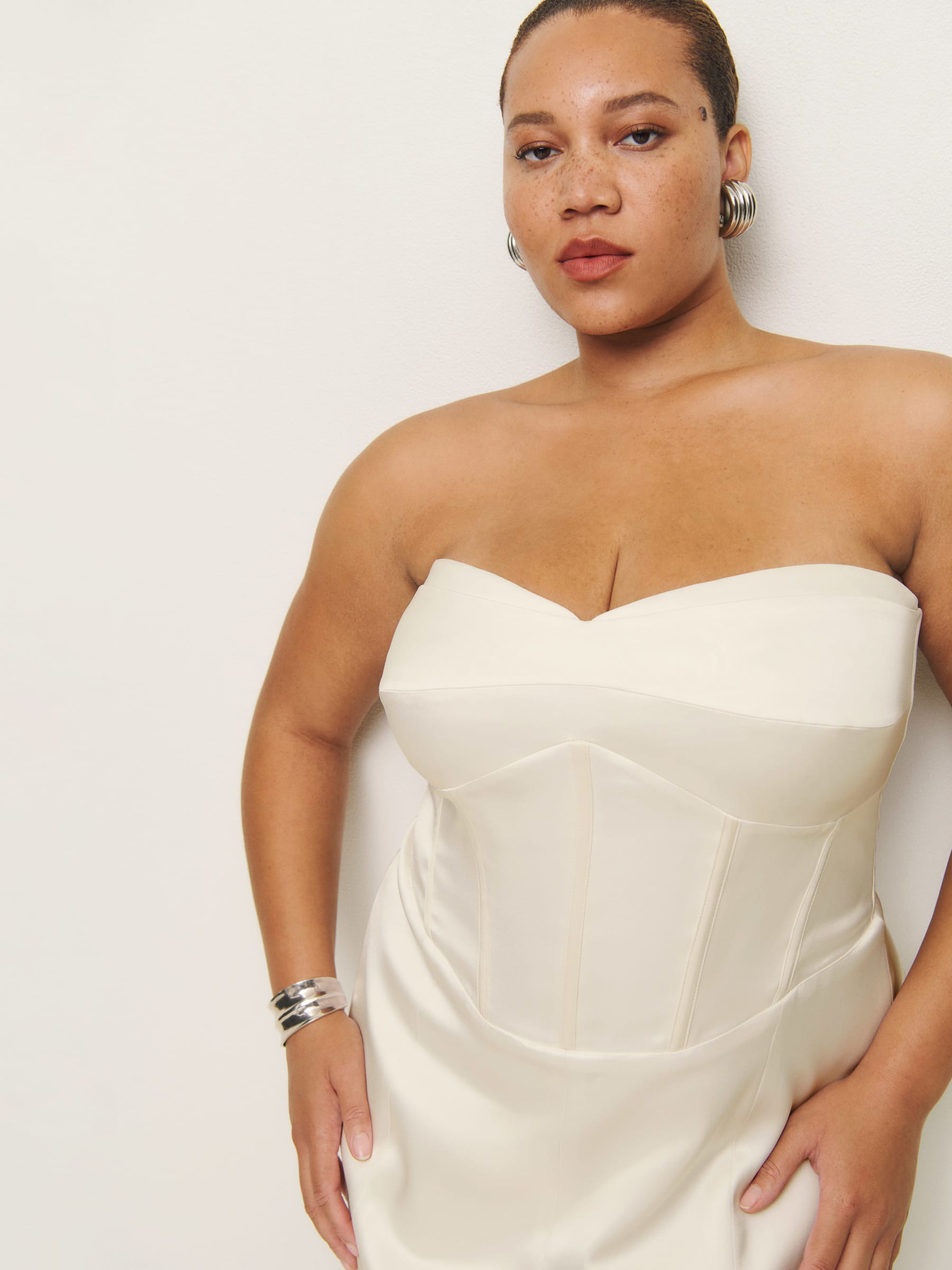 Pacie Satin Dress Es | Reformation (Global)