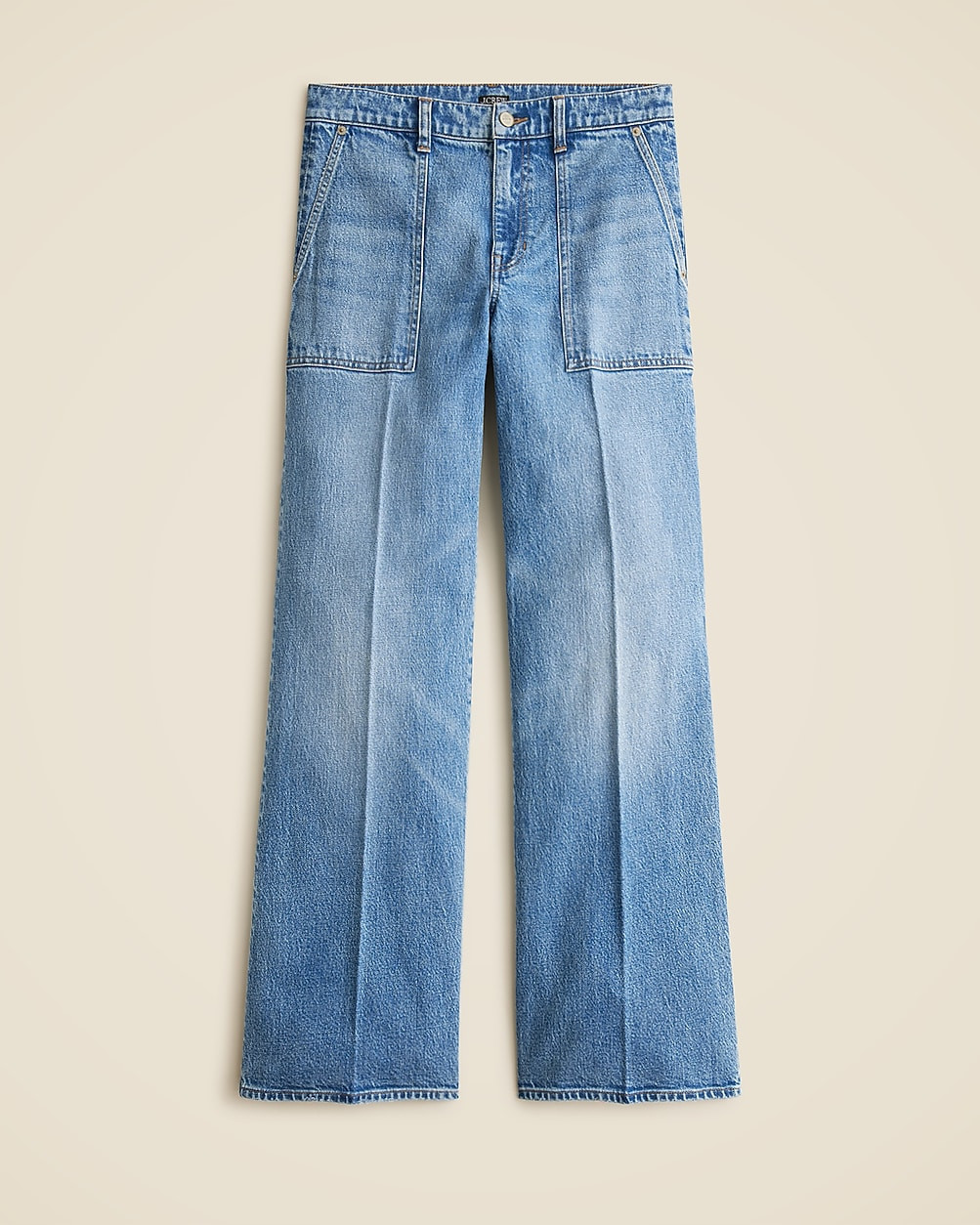 Camp-pocket wide-leg jean | J. Crew US