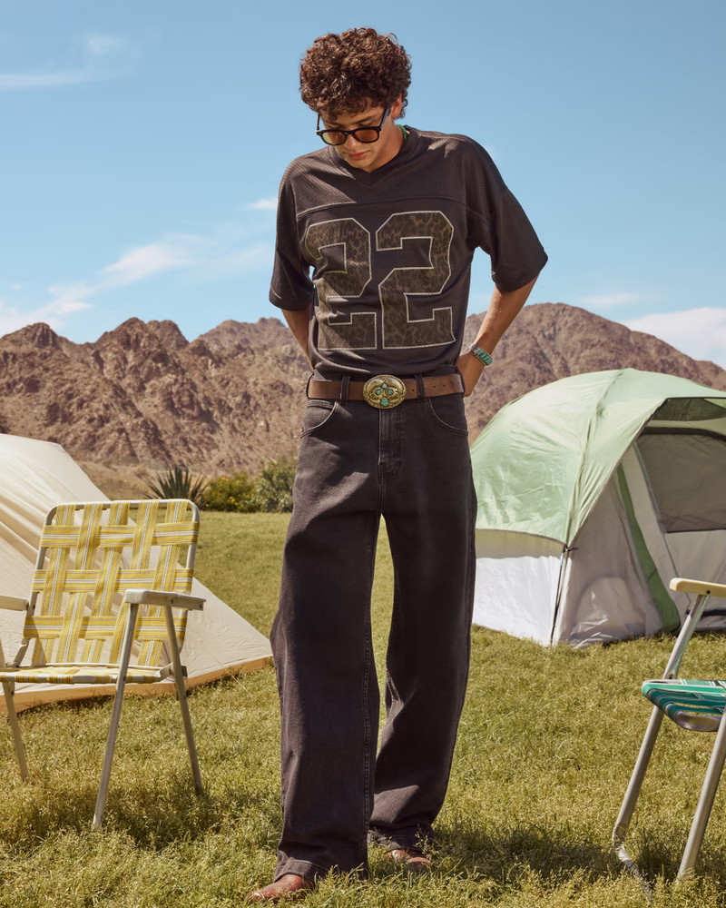 Baggy Graphic Camo Jersey | Hollister (US)