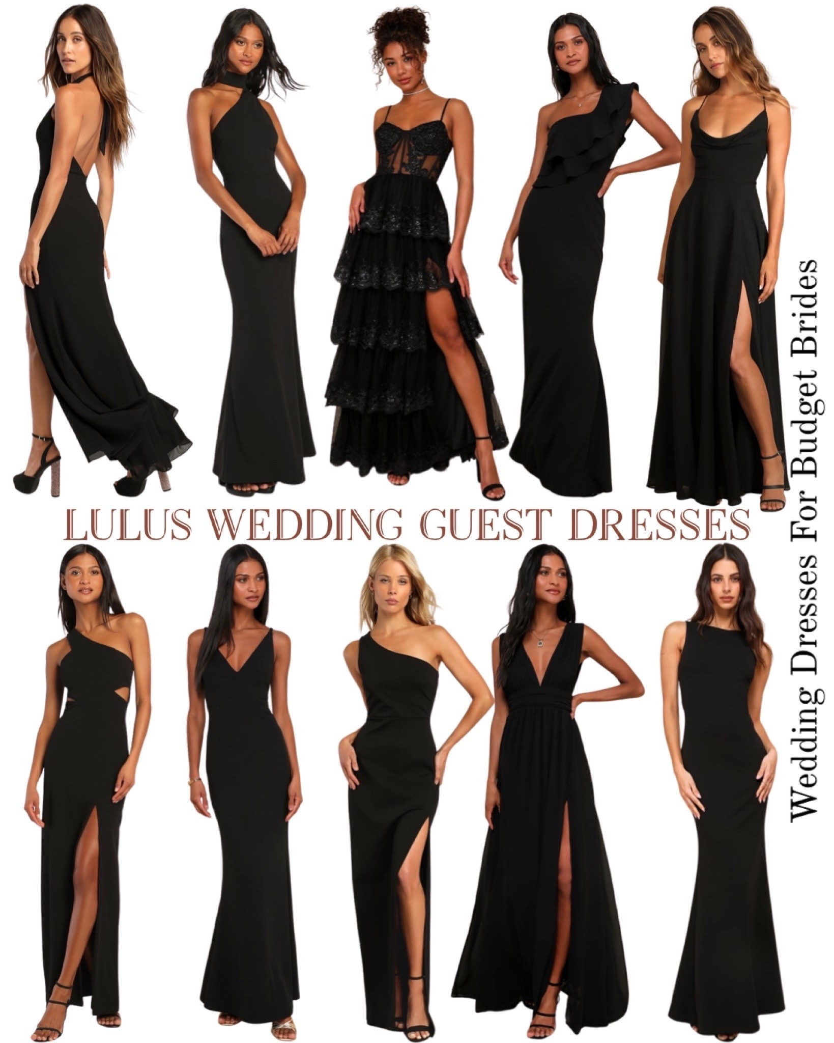 Chic black tie wedding guest dresses @Lulus

#LTKWedding #LTKSeasonal #LTKSaleAlert
