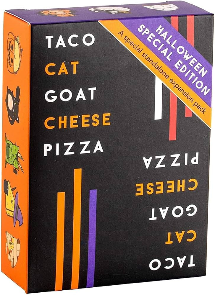 Taco Cat Goat Cheese Pizza Halloween Edition Card Game by Taco Cat Games | Amazon (US)
