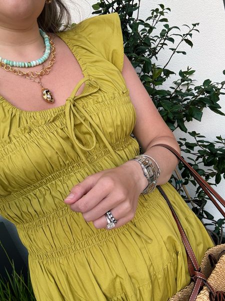 Lemon lime dress! Literally the most comfortable piece.