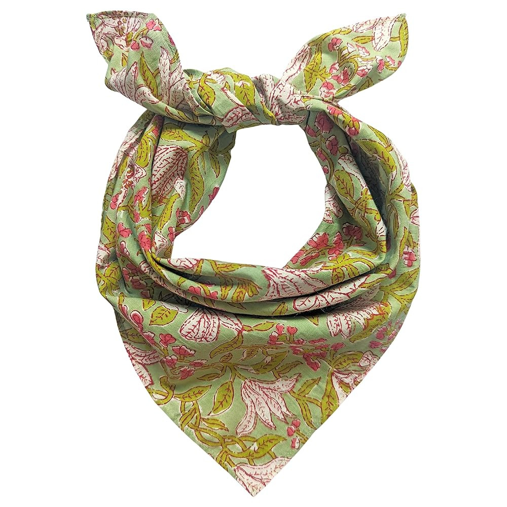 AVKA Studio 100% Cotton Bandanas/Handkerchief for Women, 20X20 In, 2 pack | Amazon (US)