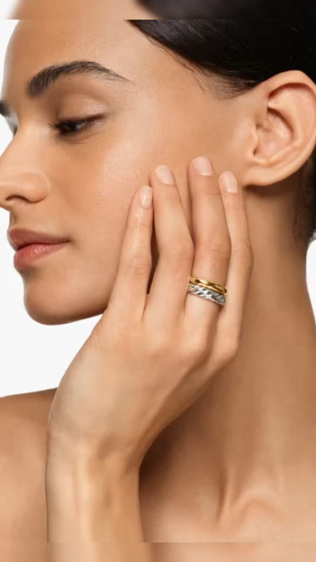 TWO ROW RING
Sterling Silver with 18K Yellow Gold, 8mm

Too soon to buy? Love ‘❤️’ this post in my shop to get a price drop notification. 

🔗https://bit.ly/RBHOUSEWIFE

RealBoringHousewife on the LTK app