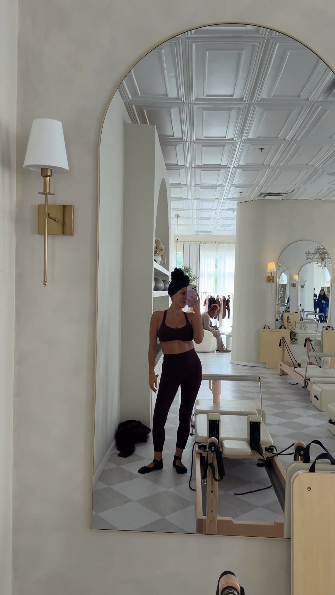 somehow pilates is both self care and public humiliation 🖤✨ but at least the set was cute

#pilateslife #activewearstyle #pilatesgirl #matching

#LTKdayinmylife #LTKootd #LTKfitnessgoals