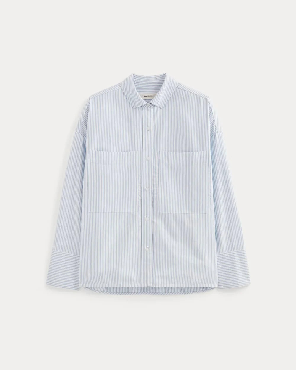 The Boxy Oxford | Bone / Mazarine Blue | Everlane