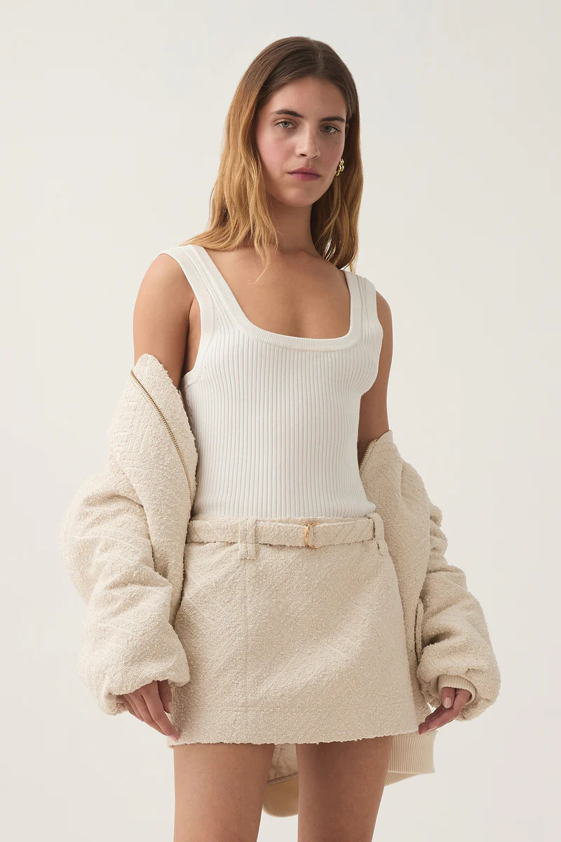 Tectonic Jacquard Mini Skirt | aje. (Australia and New Zealand)