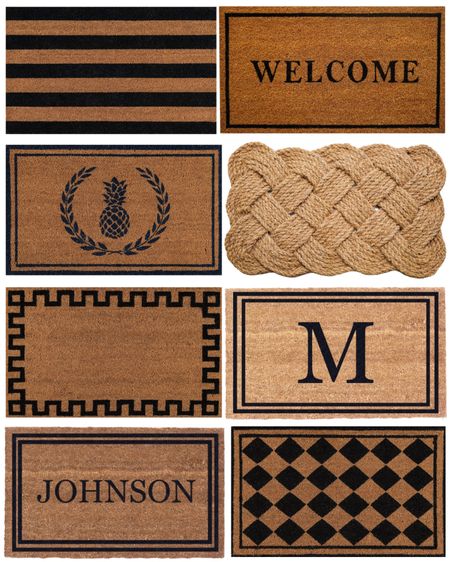 welcome mats | doormat | springtime | spring refresh | home decor | home refresh | Amazon finds | Amazon home | Amazon favorites | classic home | traditional home | blue and white | furniture | spring decor | southern home | coastal home | grandmillennial home | scalloped | woven | rattan | classic style | preppy style

#LTKSpringSale #LTKhome