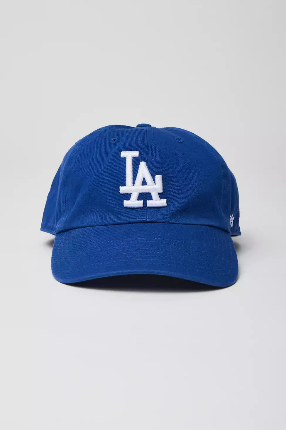 '47 Brand MLB Los Angeles Dodgers Team Logo Clean Up Hat in Dark Blue at Urban Outfitters | Urban Outfitters (US and RoW)