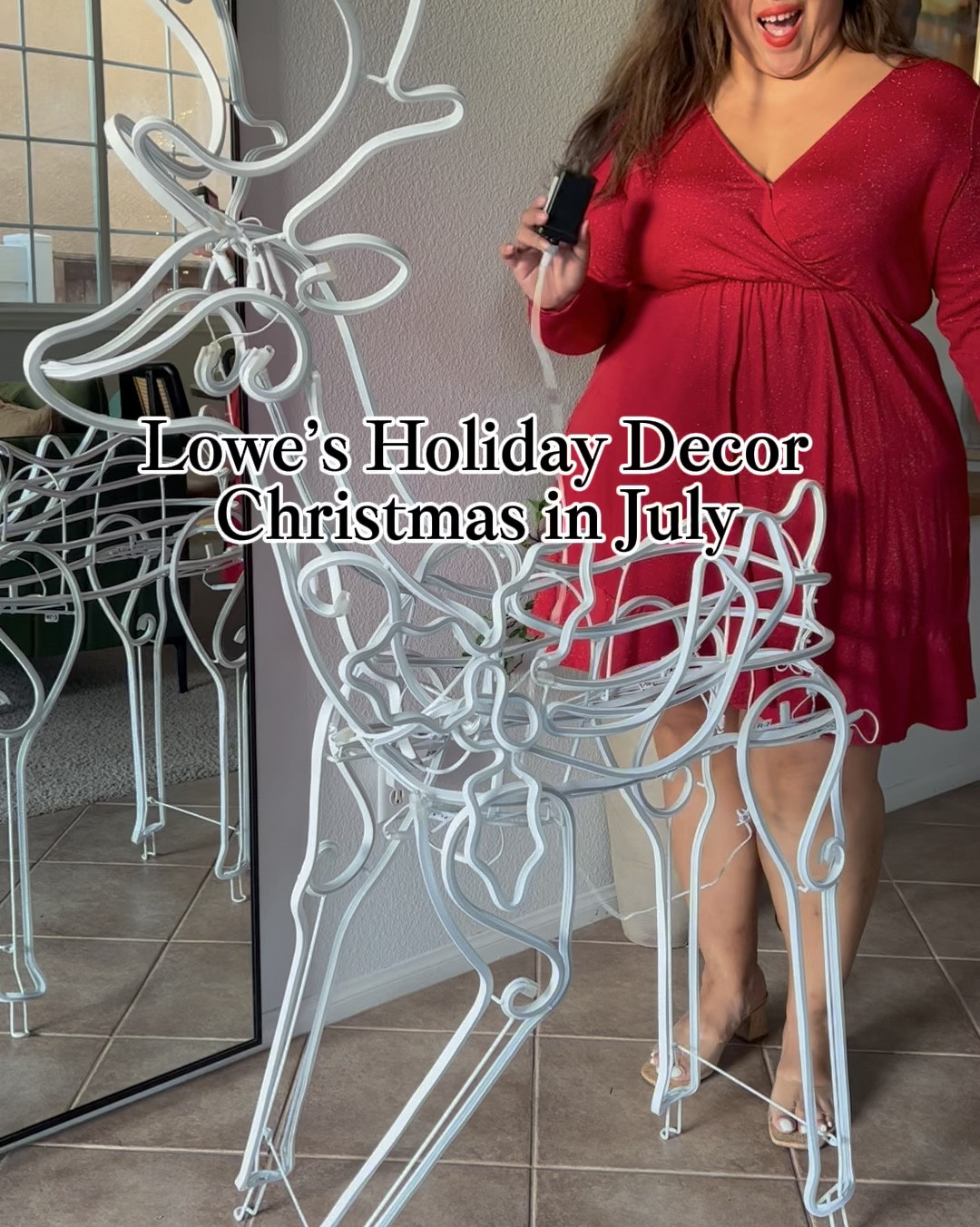 Hola Bebés Christmas in July ! 

I know it’s early but it’s never too early to save money and shop for the things you want before they sell out! 

This 4Ft LED neon reindeer is soooo good ! Lowe’s has released limited quantities of their Christmas holiday decor online only! 

I can’t wait for the holidays and decorate 🎄




#LTKHome #LTKSeasonal #LTKSummerSales