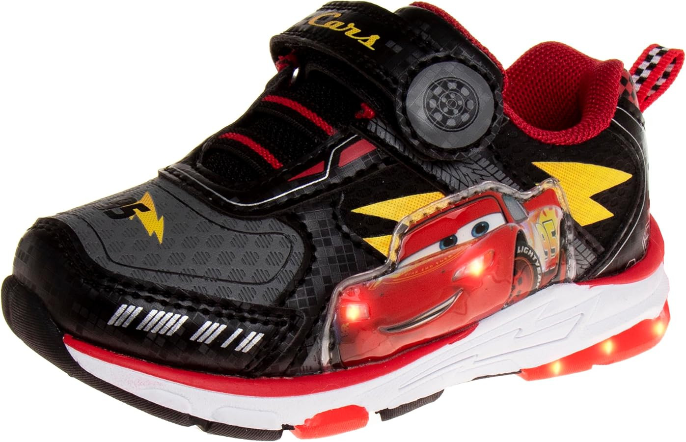 Disney Pixar Cars Boys Black/Red Lighted Sneaker (Toddler/Little Kid) | Amazon (CA)