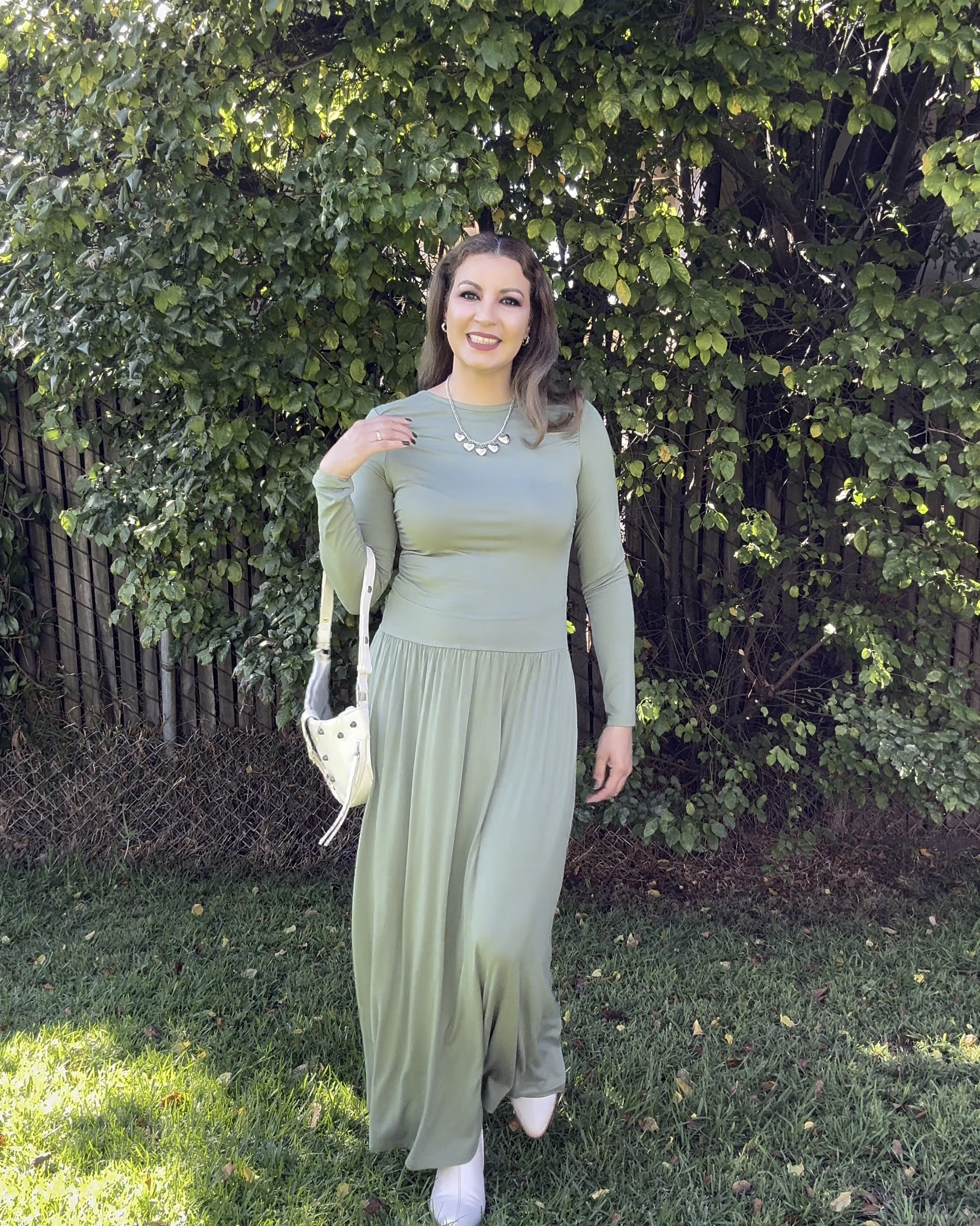 ZESICA Women's Long Sleeve Spring Maxi Dress Crewneck Knit Casual Slim Swing Pleated Dresses with Pockets.
Size:M

#LTKSeasonal #LTKStyleTip #LTKGiftGuide