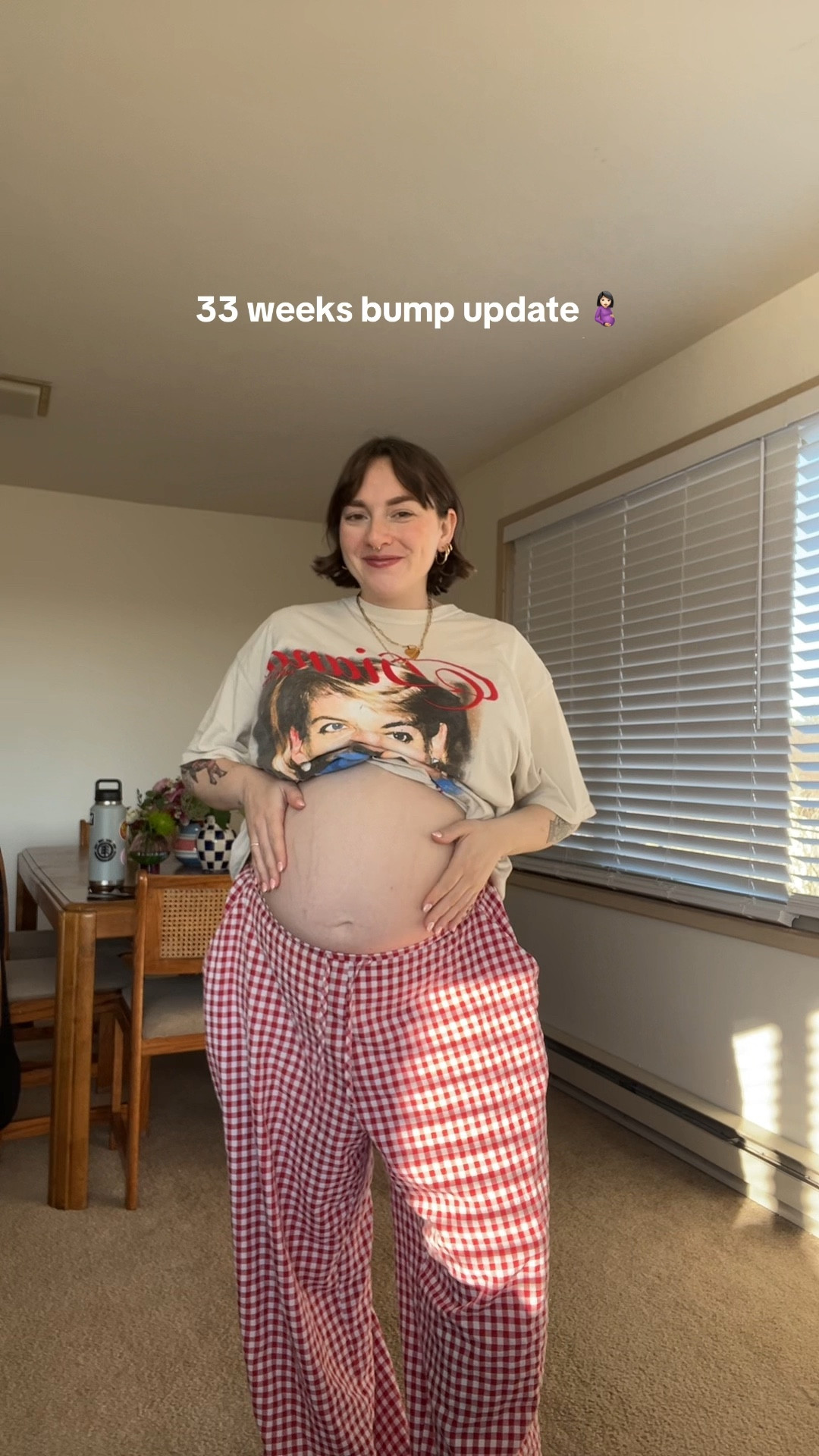 wearing size XL in the pants

tee is moby thrift!