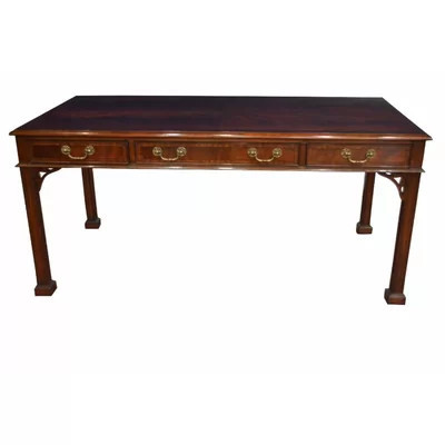 Chippendale Manufactured Wood and Solid Wood Desk | Perigold