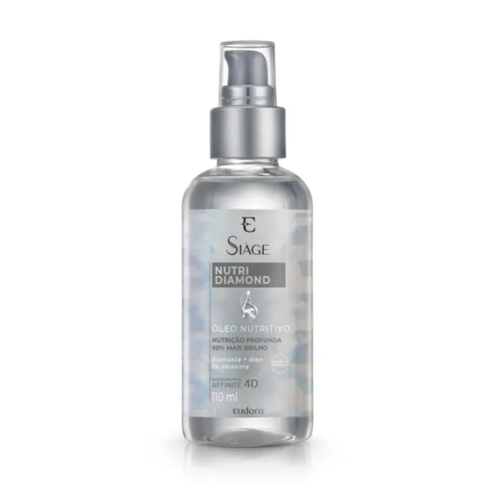 Óleo Capilar Eudora Siàge Nutri Diamond 110ml | Shopee (BR)