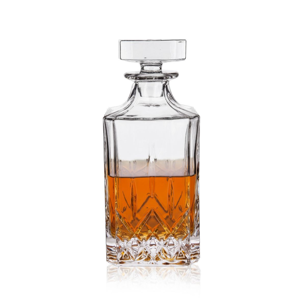 Viski Admiral 30 oz Liquor Decanter - Crystal Glass Liquor Dispenser for Whisky, Bourbon, Tequila... | Target