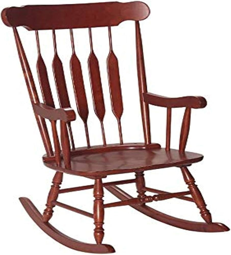 Gift Mark Rocking Chairs - Classic Wooden Rocker - Comfort Fitted Design Perfect for Living Rooms... | Amazon (US)
